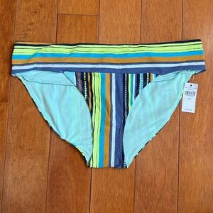 Aerie Stripe Bikini Bottom M
